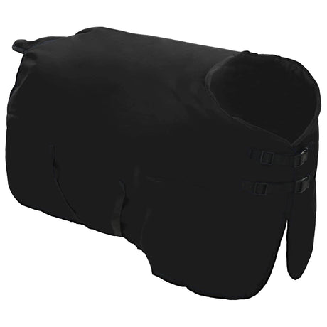 Vidaxl paardendeken donkergroen en zwart 165 cm polyester