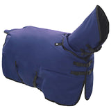 Vidaxl paardendeken donkergroen en zwart 105 cm polyester