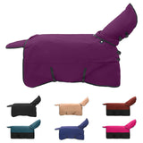 Vidaxl paardendeken donkergroen en zwart 75 cm polyester