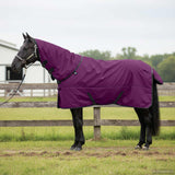 Vidaxl paardendeken donkergroen en zwart 95 cm polyester