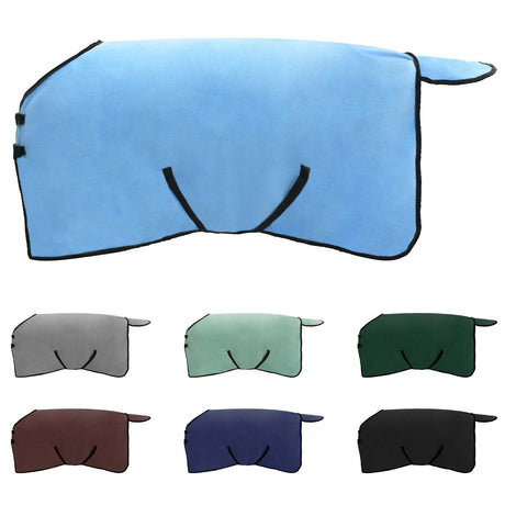 Vidaxl paardendeken volledige aqua polyester