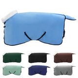 Vidaxl paardendeken volledige aqua 115 cm polar fleece