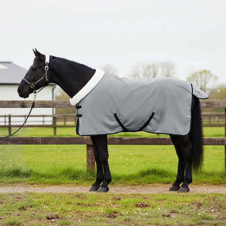 Vidaxl paardendeken volledig donkergroen 95 cm polar fleece