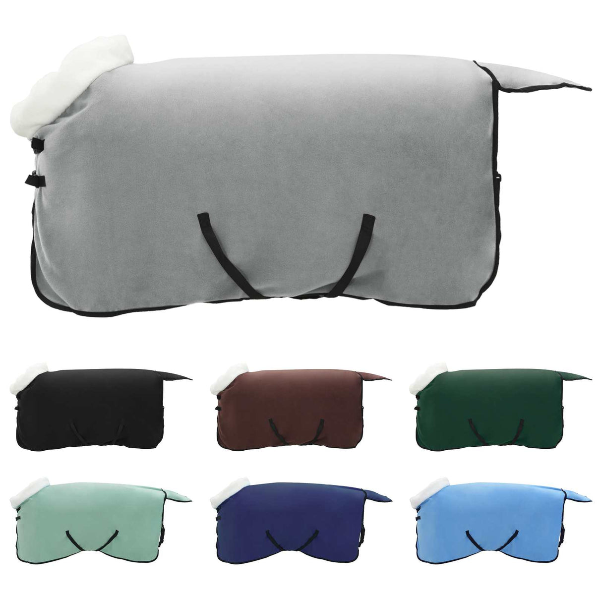 Vidaxl paardendeken volledig donkergroen 95 cm polar fleece