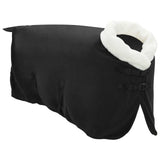 Vidaxl paardendeken zwart 95 cm polar fleece