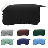 Vidaxl paardendeken zwart 115 cm polar fleece