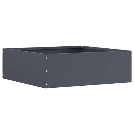 Vidaxl tuinrand antraciet 40 x 40 x 13 cm staal