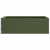 Vidaxl tuinrand olijf groen 40 x 40 x 13 cm staal