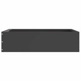 Vidaxl tuinrand zwart 50 x 50 x 13 cm staal