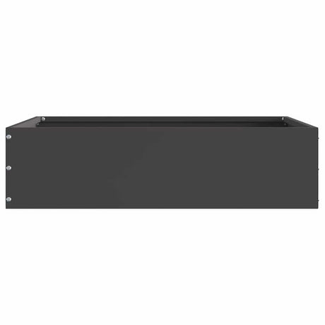 Vidaxl tuinrand zwart 50 x 50 x 13 cm staal