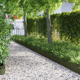 Vidaxl gazonranden 10 pcs olijf groen 103 x 0,05 x 22 cm staal