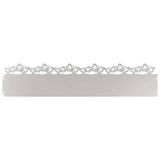 Vidaxl gazonranden 20 pcs zilver 103 x 0,05 x 22 cm roestvrij staal