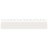 Vidaxl gazonranden 30 pcs wit 103 x 0,05 x 22 cm staal