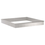 Vidaxl slakkenhekken 12 pcs zilver roestvrij staal
