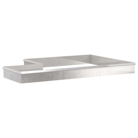 Vidaxl slakkenhekken 16 pcs zilver roestvrij staal