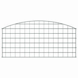 Vidaxl vijverhekken set 5 pcs groen 100 x 50 cm staal