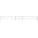 Vidaxl vijverhekken set 5 pcs groen 100 x 50 cm staal