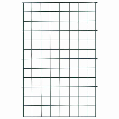 Vidaxl vijverhekken set 8 pcs groen 50 x 80 cm staal
