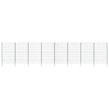 Vidaxl vijverhekken set 8 pcs groen 50 x 80 cm staal