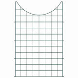 Vidaxl vijverhekken set 8 pcs groen 50 x 80 cm staal
