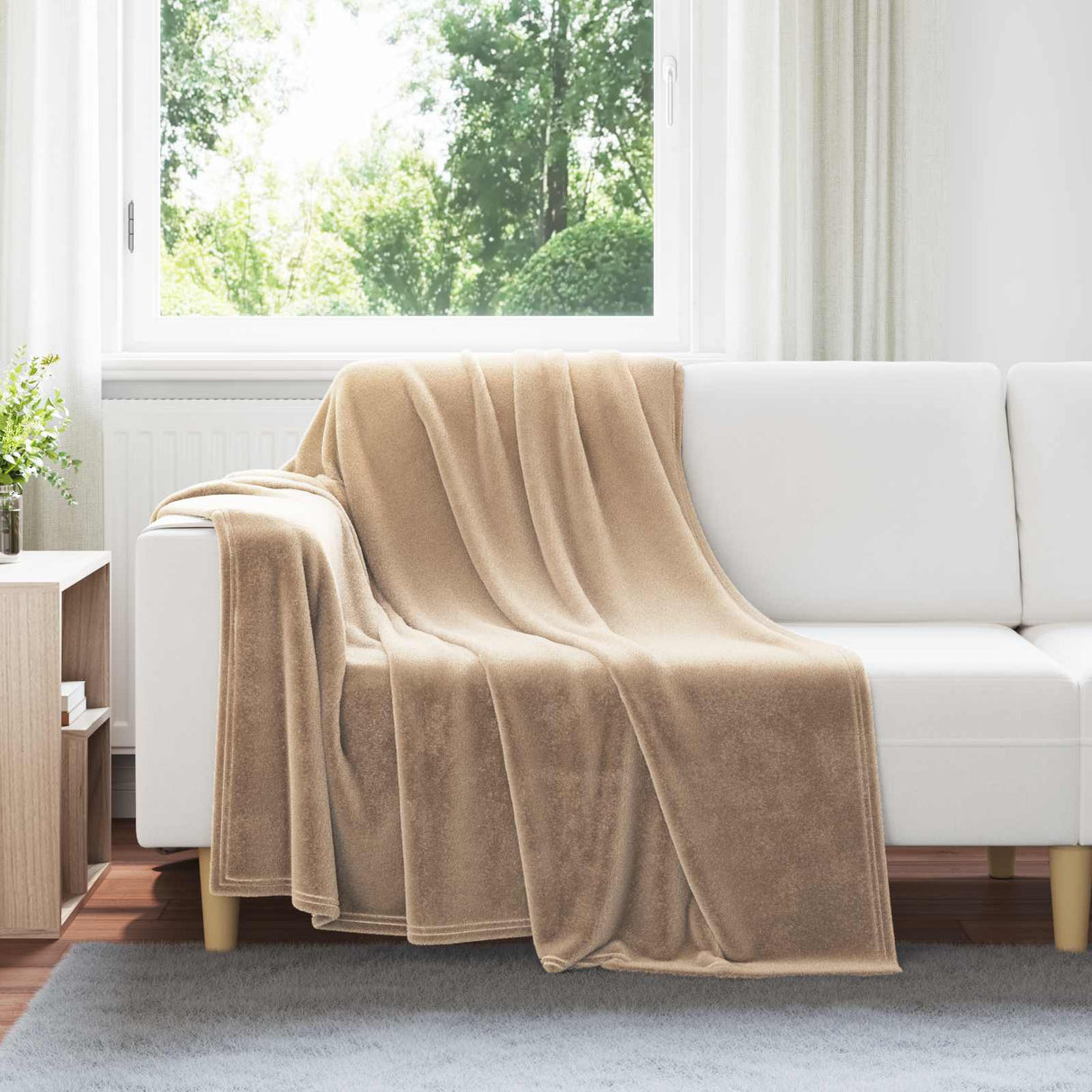 Vidaxl kleden 6 pcs kameel 150 x 200 cm fleece