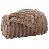 Vidaxl gooi deken kameel 270 x 240 cm fleece