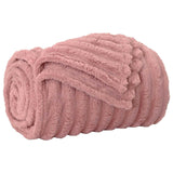 Vidaxl gooi deken roze 270 x 240 cm fleece