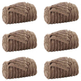 Vidaxl kleden 6 pcs kameel 240 x 220 cm fleece