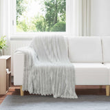 Vidaxl kleden 6 pcs grijs 150 x 130 cm fleece