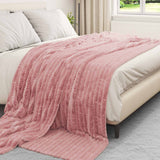 Vidaxl kleden 6 pcs roze 270 x 240 cm fleece