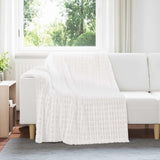 Vidaxl gooi deken wit 200 x 150 cm fleece