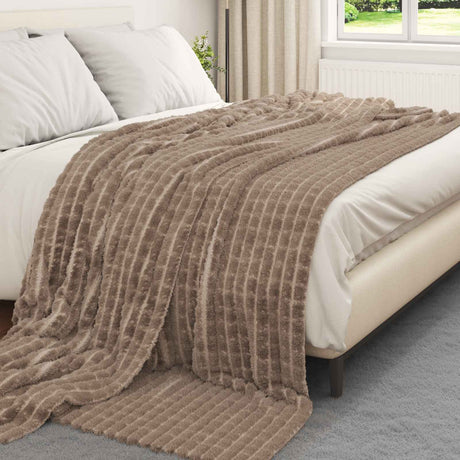 Vidaxl kleden 6 pcs kameel 270 x 240 cm fleece