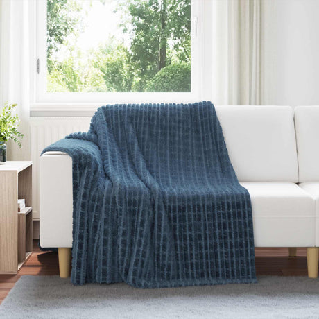 Vidaxl kleden 6 pcs marineblauw 200 x 150 cm fleece
