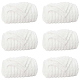 Vidaxl kleden 6 pcs wit 200 x 150 cm fleece