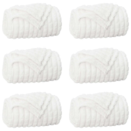 Vidaxl kleden 6 pcs wit 270 x 240 cm fleece
