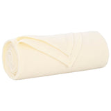 Vidaxl gooi deken crème 200 x 150 cm fleece