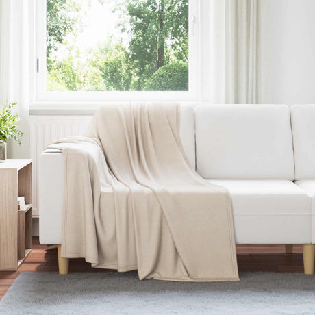 Vidaxl kleden 6 pcs beige 170 x 130 cm fleece