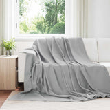 Vidaxl kleden 6 pcs grijs 240 x 220 cm fleece