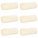 Vidaxl kleden 6 pcs crème 200 x 150 cm fleece
