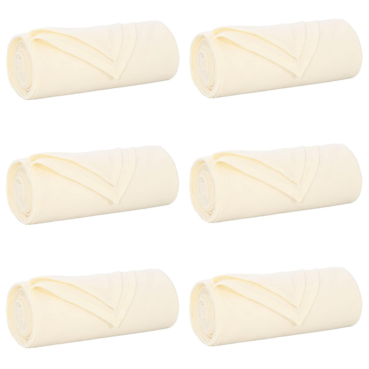 Vidaxl kleden 6 pcs crème 240 x 220 cm fleece