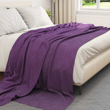 Vidaxl kleden 6 pcs paars 240 x 220 cm fleece