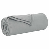 Vidaxl kleden 24 pcs grijs 170 x 130 cm fleece