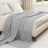 Vidaxl kleden 24 pcs grijs 240 x 220 cm fleece