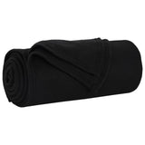 Vidaxl kleden 24 pcs zwart 200 x 150 cm fleece