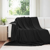 Vidaxl kleden 24 pcs zwart 240 x 220 cm fleece