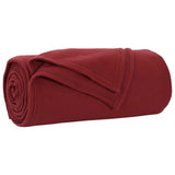 Vidaxl kleden 24 pcs bordeaux rood 200 x 150 cm fleece