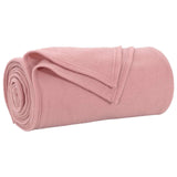 Vidaxl kleden 24 pcs roze 170 x 130 cm fleece