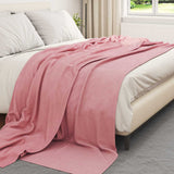 Vidaxl kleden 24 pcs roze 240 x 220 cm fleece
