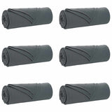 Vidaxl kleden 6 pcs donkergrijs 350 x 270 cm fleece