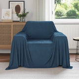 Vidaxl kleden 6 pcs marineblauw 210 x 140 cm fleece